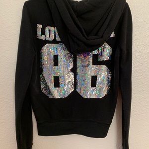 VS PINK zip hoodie